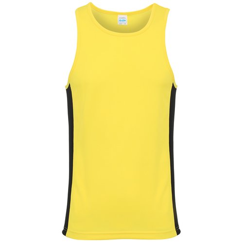 Additional Image 2 - a yellow tank top with black stripes