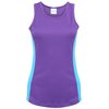 View Image 8 of 11 of AWDis Women's Contrast Performance Vest