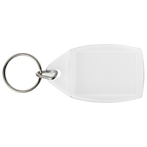 Additional Image 1 - a white key chain with a ring