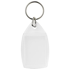 Additional Image 2 - a white key chain with a ring