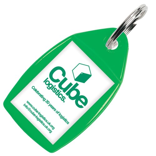 Additional Image 3 - a green and white tag with a white background