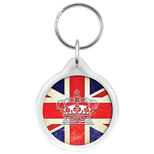 Additional Image 4 - a key chain with a flag