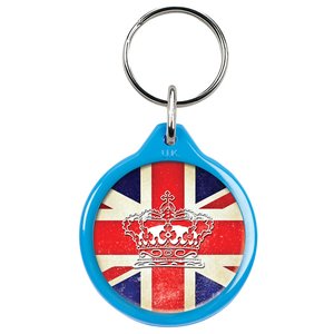 Additional Image 5 - a key chain with a flag on it