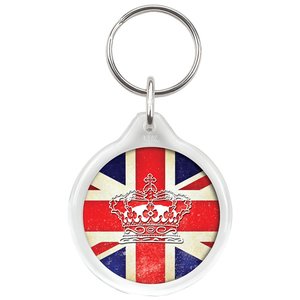 Additional Image 1 - a key chain with a flag on it