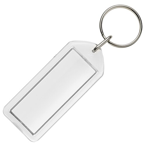 Additional Image 1 - a white key chain with a white rectangle