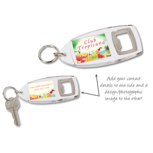 Additional Image 1 - a key chain with a keyring