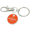 View Image 6 of 7 of DISC Trolley Coin Keyring