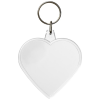 View Image 2 of 3 of Promotional Shaped Keyring - Heart - Digital Print