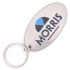 View Image 3 of 4 of Enamelled Steel Keyring - Oval