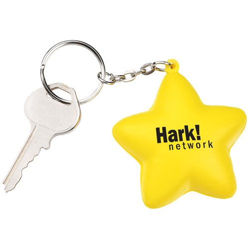 Additional Image 1 - a key chain with a yellow star