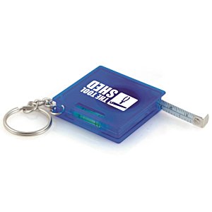 Additional Image 1 - a blue square key chain