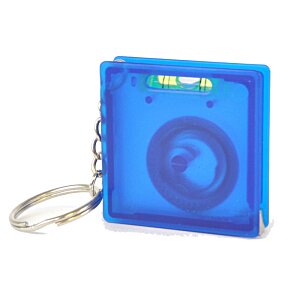 Additional Image 2 - a blue square object with a key chain