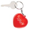 View Image 2 of 2 of Stress Heart Keyring - Printed