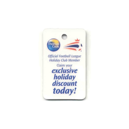 Additional Image 1 - a white card with blue text