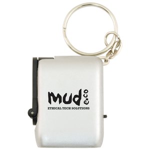 Additional Image 2 - a white key chain with black text