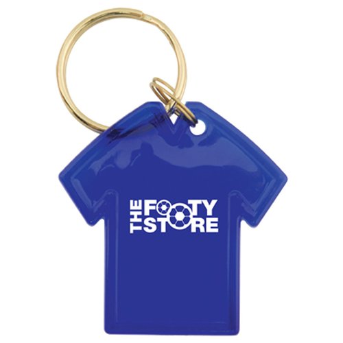 Additional Image 3 - a blue key chain with white text