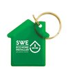 View Image 2 of 2 of DISC Shaped Keyring - House