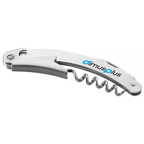 Additional Image 1 - a white corkscrew with blue dots