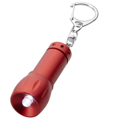 Additional Image 3 - a red keychain with a key ring