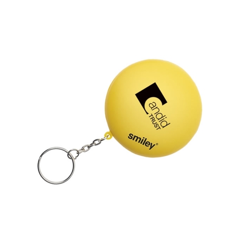 Additional Image 1 - a yellow ball with a keychain