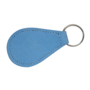 Additional Image 2 - a blue keychain with a ring