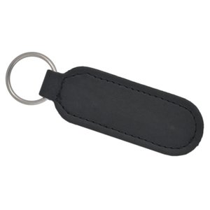 Additional Image 5 - a black key chain with a ring