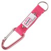 View Image 3 of 4 of DISC Carabiner Keyring with Strap