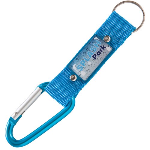 Additional Image 1 - a blue strap with a silver handle