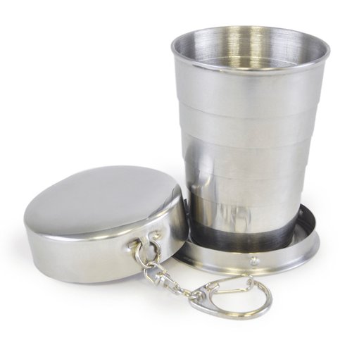 Additional Image 1 - a silver cup with a lid