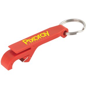 Additional Image 1 - a red bottle opener with yellow text