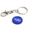View Image 3 of 6 of £1 Linton Trolley Coin Keyring