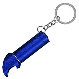 Additional Image 1 - a blue key chain with a point