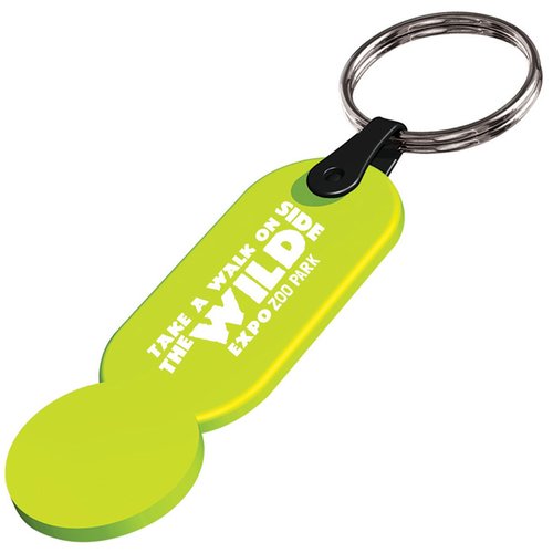 Additional Image 5 - a key chain with a yellow label