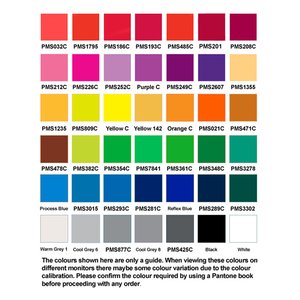 Additional Image 5 - a color chart with different colors
