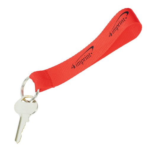 Additional Image 4 - a key chain with a red strap