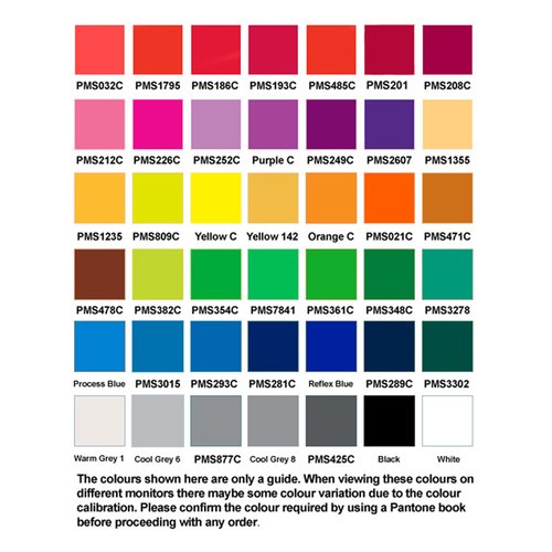 Additional Image 5 - a color chart with different colors