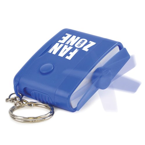 Additional Image 1 - a blue key chain with a keychain