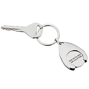 Additional Image 8 - a key chain with a keyring