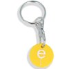 View Image 2 of 8 of DISC Coloured Trolley Coin Keyring
