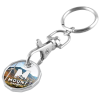 View Image 2 of 4 of £1 Trolley Coin Keyring - Digital Print
