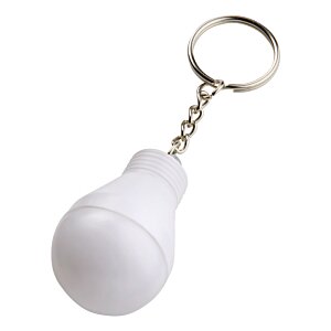Additional Image 3 - a white light bulb key chain