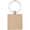 View Image 3 of 3 of Gioia Beech Wood Square Keyring - Printed