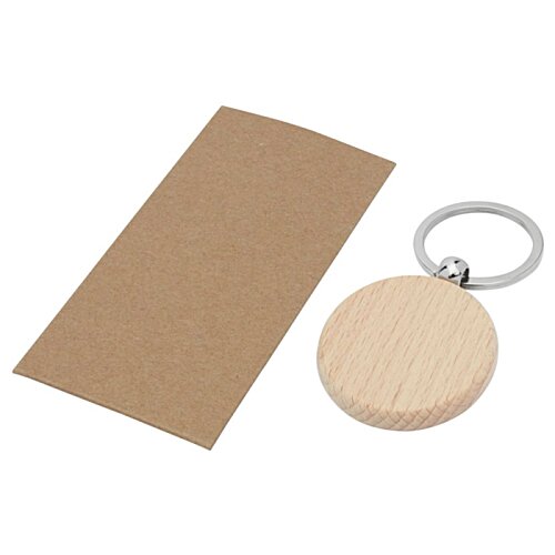 Additional Image 1 - a key chain and a rectangular piece of paper