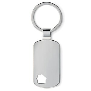 House Tag Metal Keyring Image 2 of 2