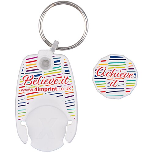 Additional Image 7 - a key chain with a colorful design