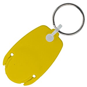 Additional Image 2 - a yellow key chain with a ring