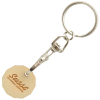 View Image 2 of 2 of Bamboo £1 Trolley Coin Keyring