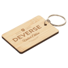 View Image 3 of 3 of Rectangle Bamboo Keyring