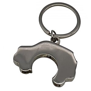 Additional Image 1 - a key chain with a key ring