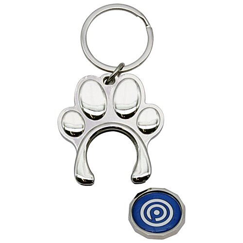 Additional Image 2 - a key chain with a paw print